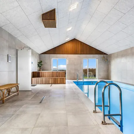 Luxury House With Pool, Spa, And Much - Sj990 * Lemvig